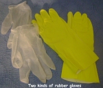 Two types of gloves